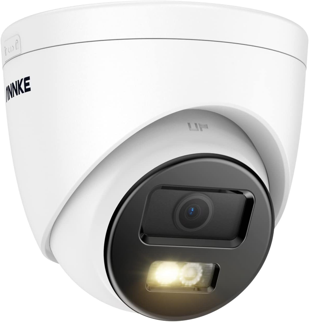 ANNKE C1200 12MP Security PoE IP Camera Outdoor, 134° Wide Angle Surveillance Dome Camera with Smart AI, Spotlight Color Night Vision, IP67 Weatherproof, Up to 512GB microSD Card