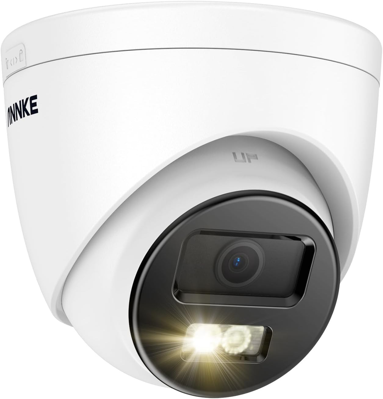 ANNKE AC500 3K PoE Security Camera, Outdoor Turret Surveillance Wired Cameras for Home Security, AI Human/Vehicle Detection, Smart Dual Light, Color Night Vision, 120 dB WDR, 2.8mm Lens, Built-in Mic